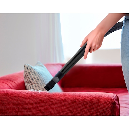BD vacuum cleaner application photo close