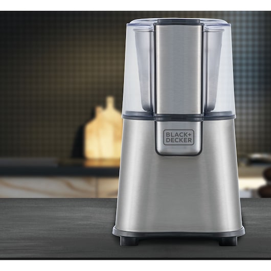 MOEDOR ELÉTRICO DE CAFÉ E GRÃOS GOURMAND GRIS 220V