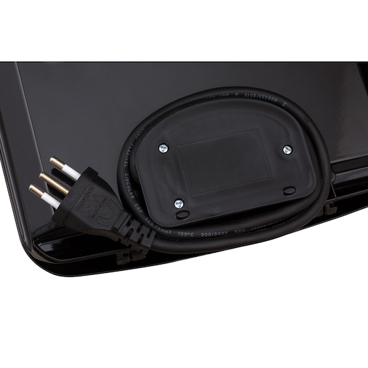 BLACKDECKER GS800 electric appliance base with attached black power cord and plug, photo on white background.