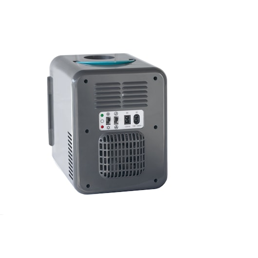 Photo of BLACKDECKER MR60 portable gray cooling appliance, rear angle showing vent and control panel.