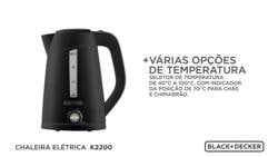 Video CHALEIRA ELÉTRICA C/ SELETOR DE TEMPERATURA 220V