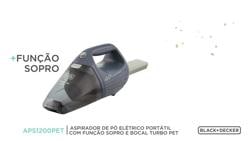 Video ASPIRADOR DE PÓ PORTÁTIL COM BOCAL PET 127V