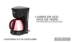 Video CAFETEIRA 15 CAFÉS C/JARRA EM INOX 220V