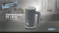 Video ESPUMADOR DE LEITE COM 4 FUNÇÕES GOURMAND GRIS 220V