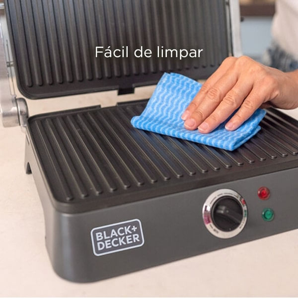 Grill Gourmand Gris G1400 limpiar